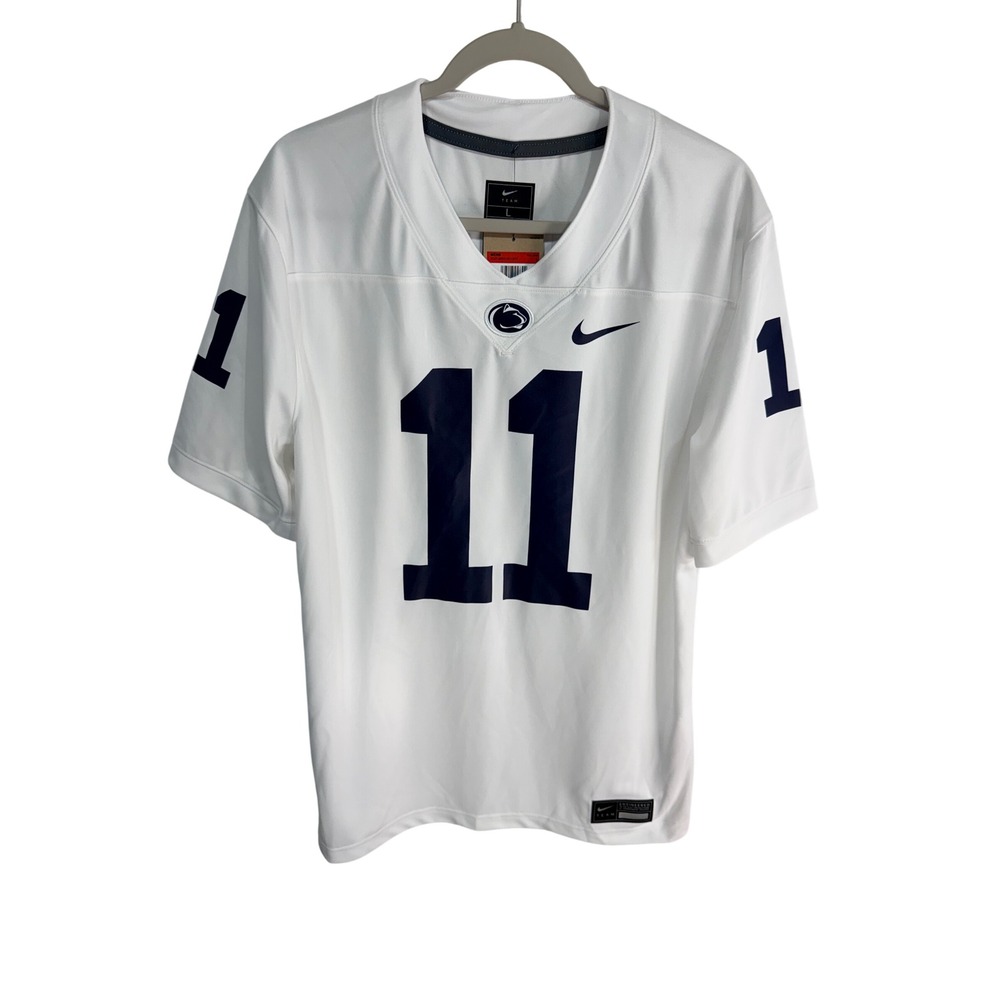 Nike Penn State Micah Parsons #11 Jersey Men's L White Dri-Fit Gameday MSRP $130